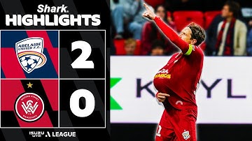 Adelaide United v Western Sydney Wanderers | SHARK HIGHLIGHTS | Isuzu UTE A-League | Round 04