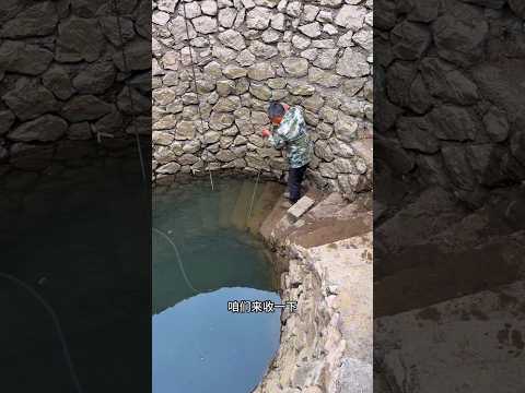 صيد السمك داخل بئر باستخدام اليقطين فيروسي شورتات