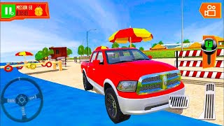 Offroad Pickup Driving Simulator - Camper Van Beach Resort #7 Android gameplay screenshot 5