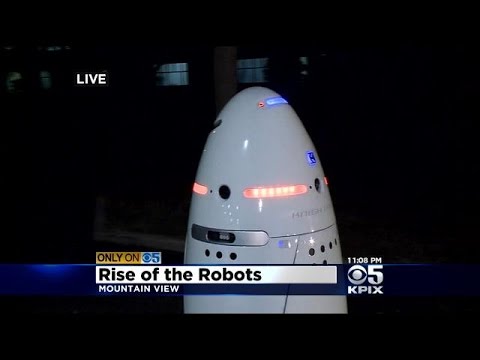 Crime-Fighting Robots Go On Patrol In Silicon Valley