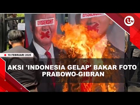 AKSI 'INDONESIA GELAP' DI MALANG RICUH, MAHASISWA JEBOL PINTU GERBANG DPRD | U-NEWS