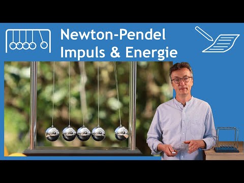 Impulserhaltung beim Newton-Pendel, Physik Mechanik Übung