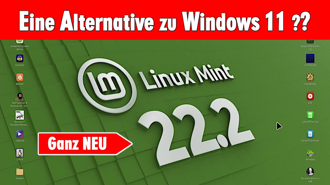 Das brandneue Linux Mint 22.2 - Endlich eine Alternative zur Windows 11 ...