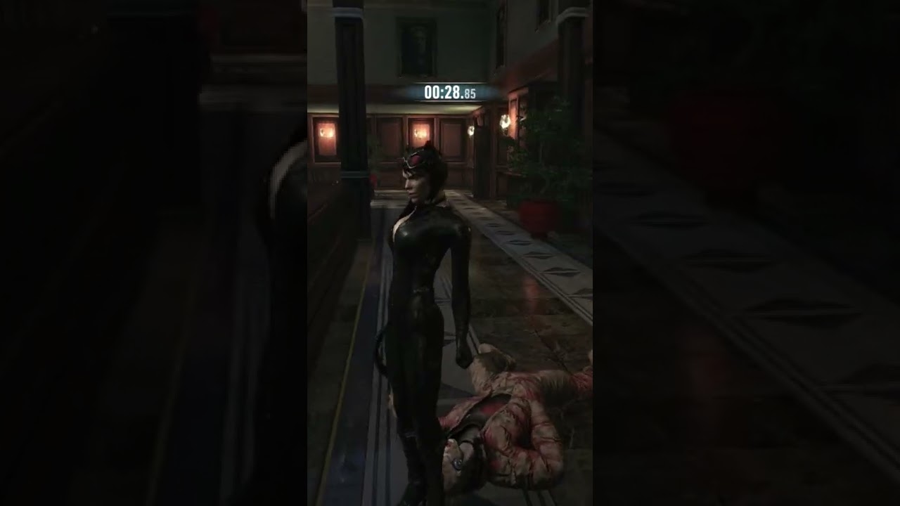 Batman Arkham Knight Catwoman stealth takedowns