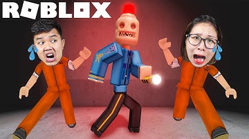 bqThanh và Ốc Vượt Ngục Nhà Giam Của Tên Cảnh Sát Đầu Còi Báo Động Trong Roblox ?!