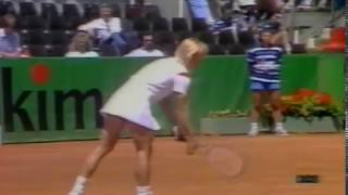 Gabriela Sabatini vs Martina Navratilova Roma 1987