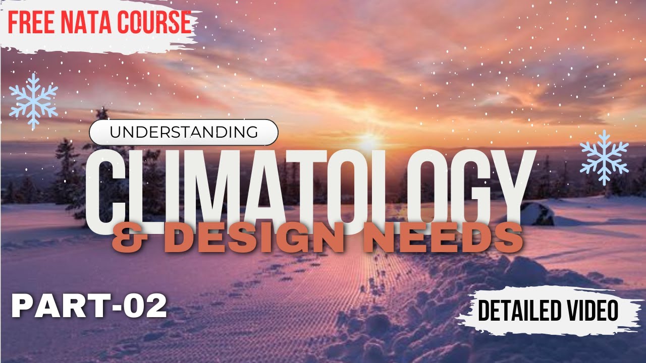 Climatology & Design Needs I NATA Free Course, 1-B I Climatic zones of India with features I NATA-24