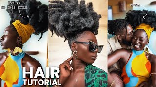 unique natural hair styles | Easy natural hair look | Beyonce hair products update |wig giveaway ‼️🚨 screenshot 3