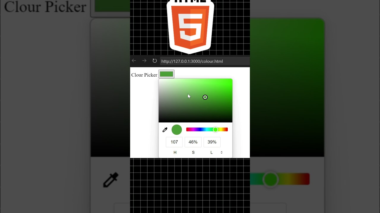 How to Make Color Picker in HTML 
