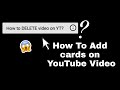 How to add cards on YouTube video?😱 THETECHNICALGIRL!