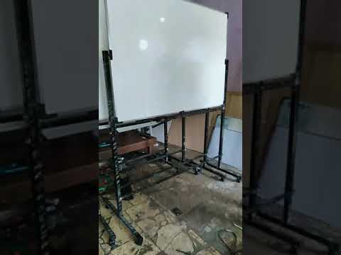 Review dan unboxing papan tulis white board 40x60. 