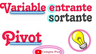 [⭕️P3]:Comment Résoudre Un Problème De Maximisation Par La Méthode Du Simplexe