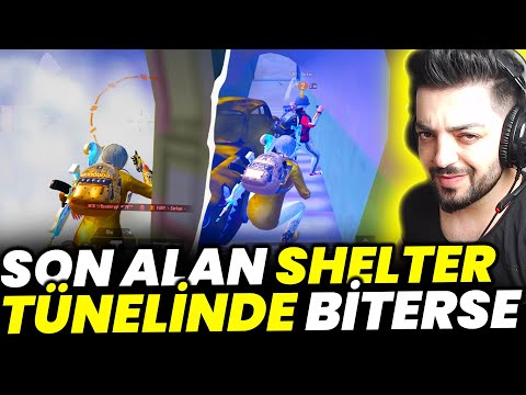 OHAA !! SON ALAN SHELTER TÜNELİNDE BİTERSE - PUBG Mobile