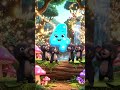 Number 4 for kids! Four baby bears in a magical forest #babybears #kidsyoutube #animationkids