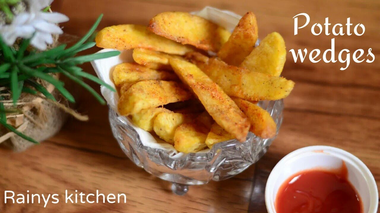 ক্রিস্পি পটেটো ওয়েজেস Crispy Potato Wedges Bangla Snacks Recipe YouTube
