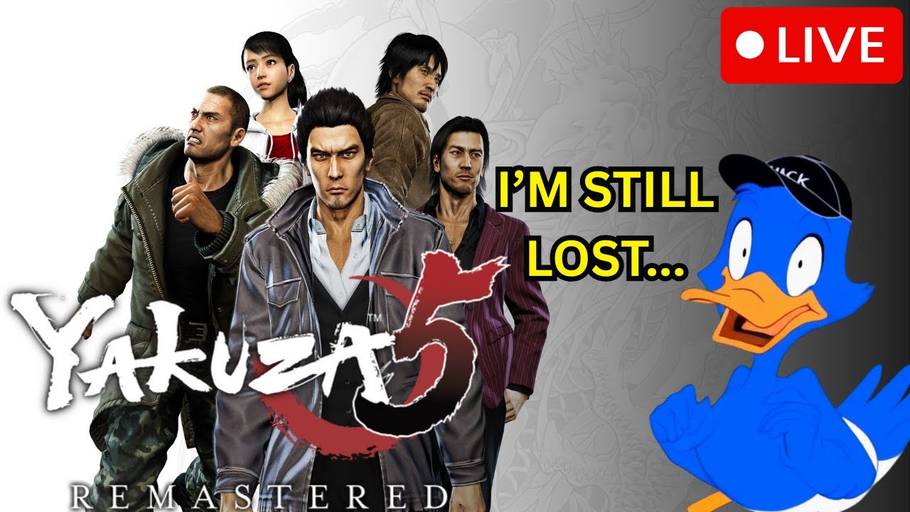 First Time in Yakuza 5 — Duck Idol Simulator | CantDoGames Live #11