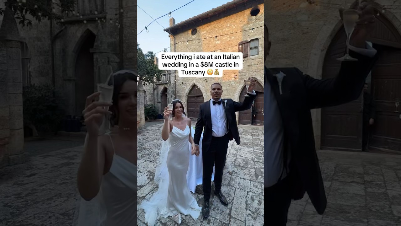 Italian wedding food for the first time ever!! Congrats Wolfie & Sylvia