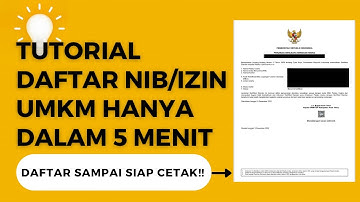 Cara membuat perizinan usaha atau NIB secara online pada sistem oss, cepat dan mudah.