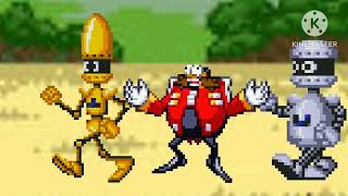 sonic vs Eggman sprite animation