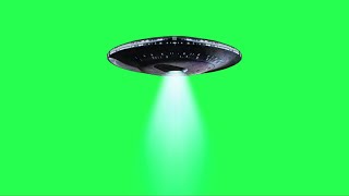 UFO Flying Saucer 60FPS Green Screen | Alien Vehicle Green Screen | Sky Fx