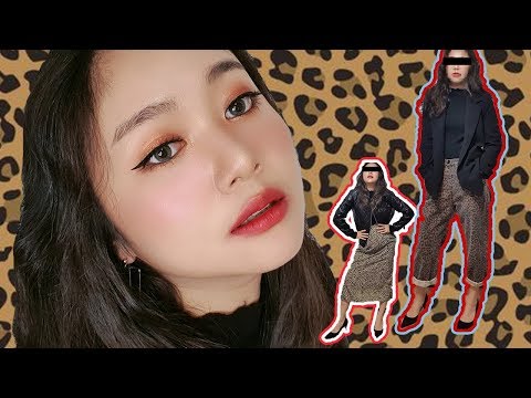 호피 메이크업 / 호피 코디 ! 헤어부터 아웃룩 스타일링까지[조영] leopard make up / leopard out look styling