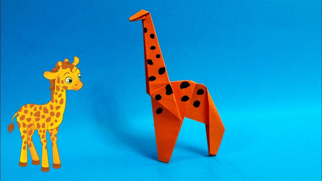 giraffe-basteln-wie-man-eine-papiergiraffe-faltet-origami-tiere