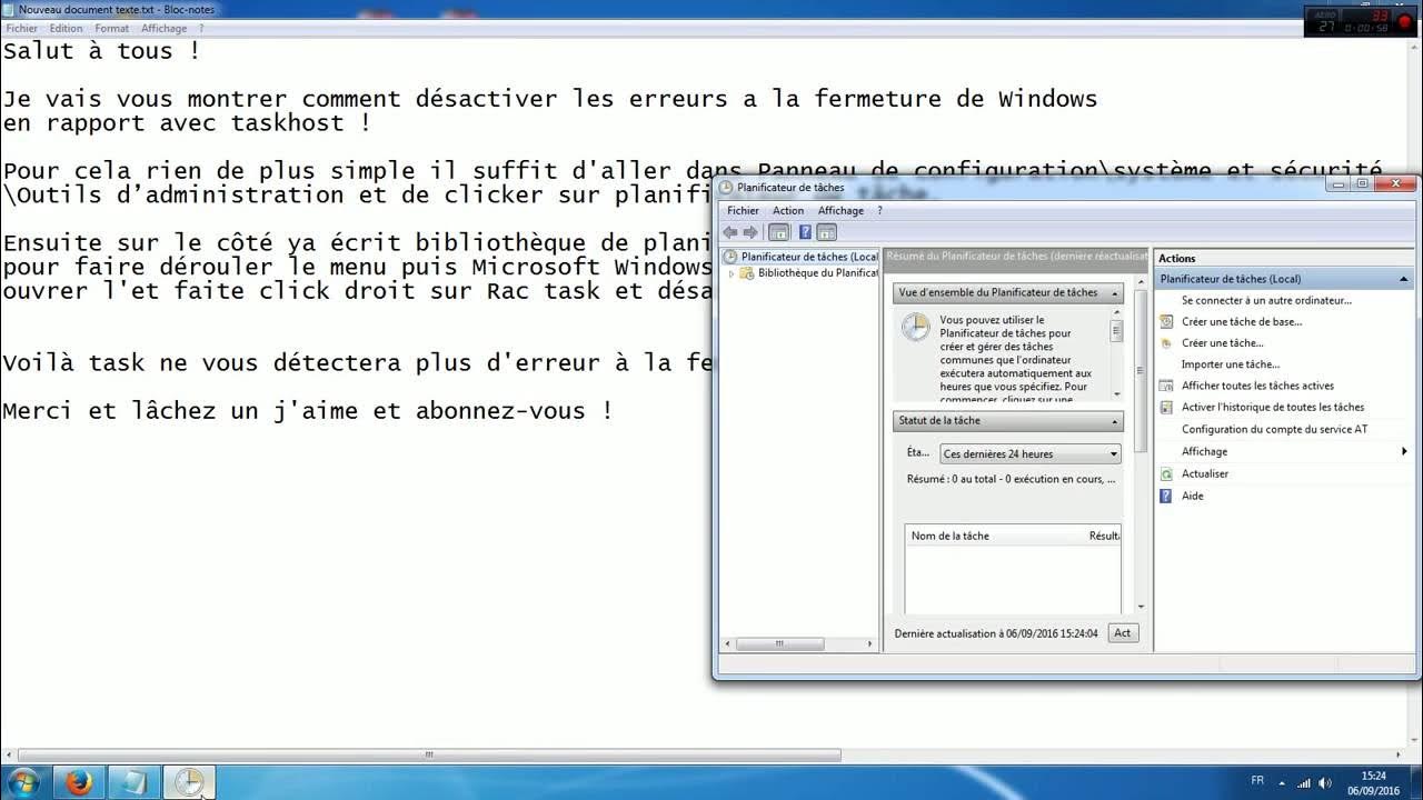 Task Host Windows Arrêter Les Taches En Arriere Plan Comment résoudre le probleme Taskhost a la fermeture de windows ! - YouTube