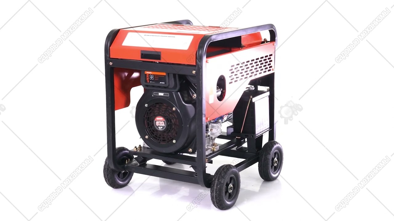 Дизельный генератор Daewoo DDAE 11000XE 3D обзор