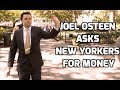 Joel Osteen Asks New Yorkers for Money