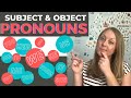 English Grammar: Pronoun Rules: Subject and Object Pronouns in English 👍 | he/him, she/her, we/us 😊
