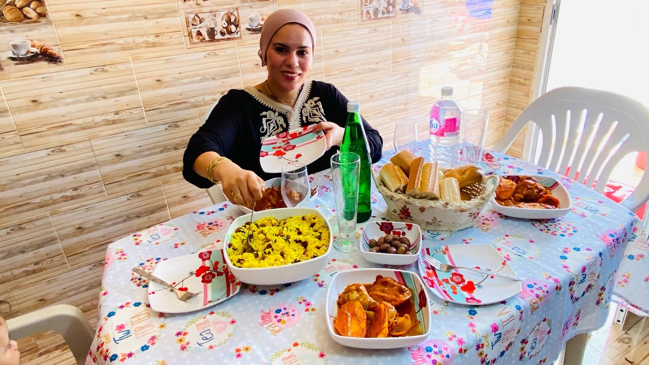 روتين يومي صيفي🇹🇳❤️‍🔥صبحية في الكوجين 🔥دبارتي روز بالفاكية و التحلية كيكة الياغورت 👩‍🍳#vlog