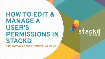 How to Edit & Manage a User