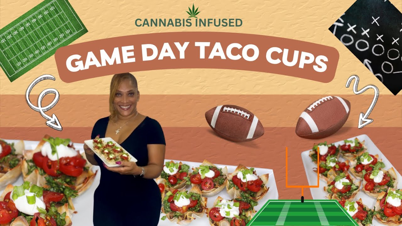 🏈🌮 Quick & Easy Game Day Won Ton Taco Cups | 🧈🫒
