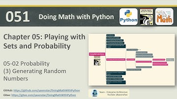 Math with Python 051 - 05-02 (3) generate random number 生成随机数