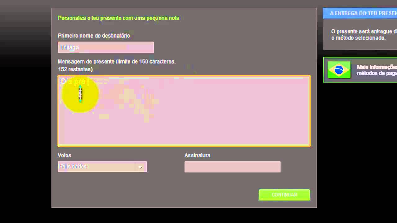 ai cmom presentear um amigo na steam