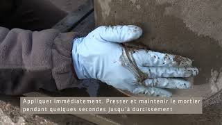 Sika MonoTop®-108 WaterPlug : Mortier d'obturation à durcissement rapide.