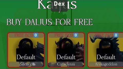 HOW TO GET DAIJUS FOR FREE IN PROJECT REMAKE