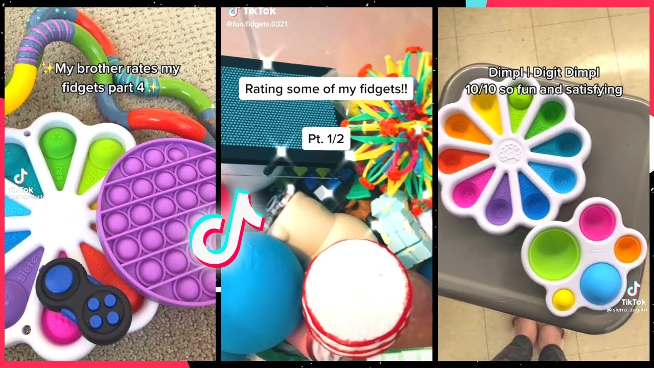 Fidget Toys Tiktok Compilation Rating Fidget Toys Fidget Must Haves Youtube