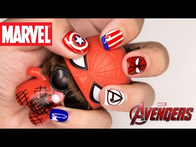 Amber did it!: Avengers Nail Art