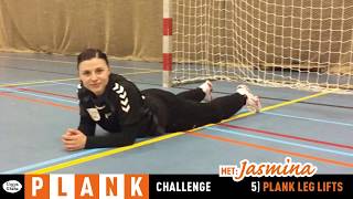 PLANK CHALLENGE 5 met Jasmina: PLANK LEG LIFTS
