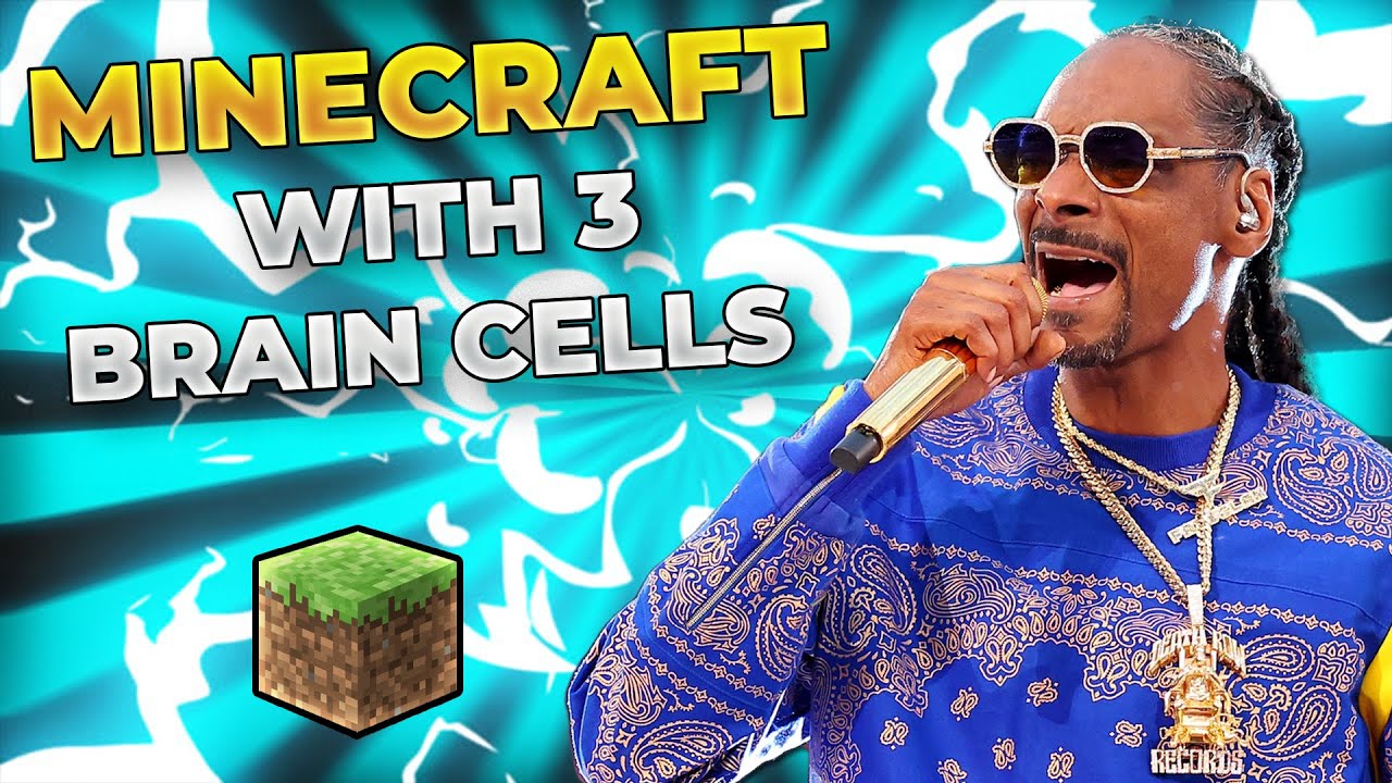 MINECRAFT With 3 Brain Cells