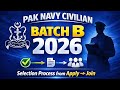 PAK NAVY CIVILIAN BATCH B 2026 | Complete Selection Process &amp; Preparation Guide