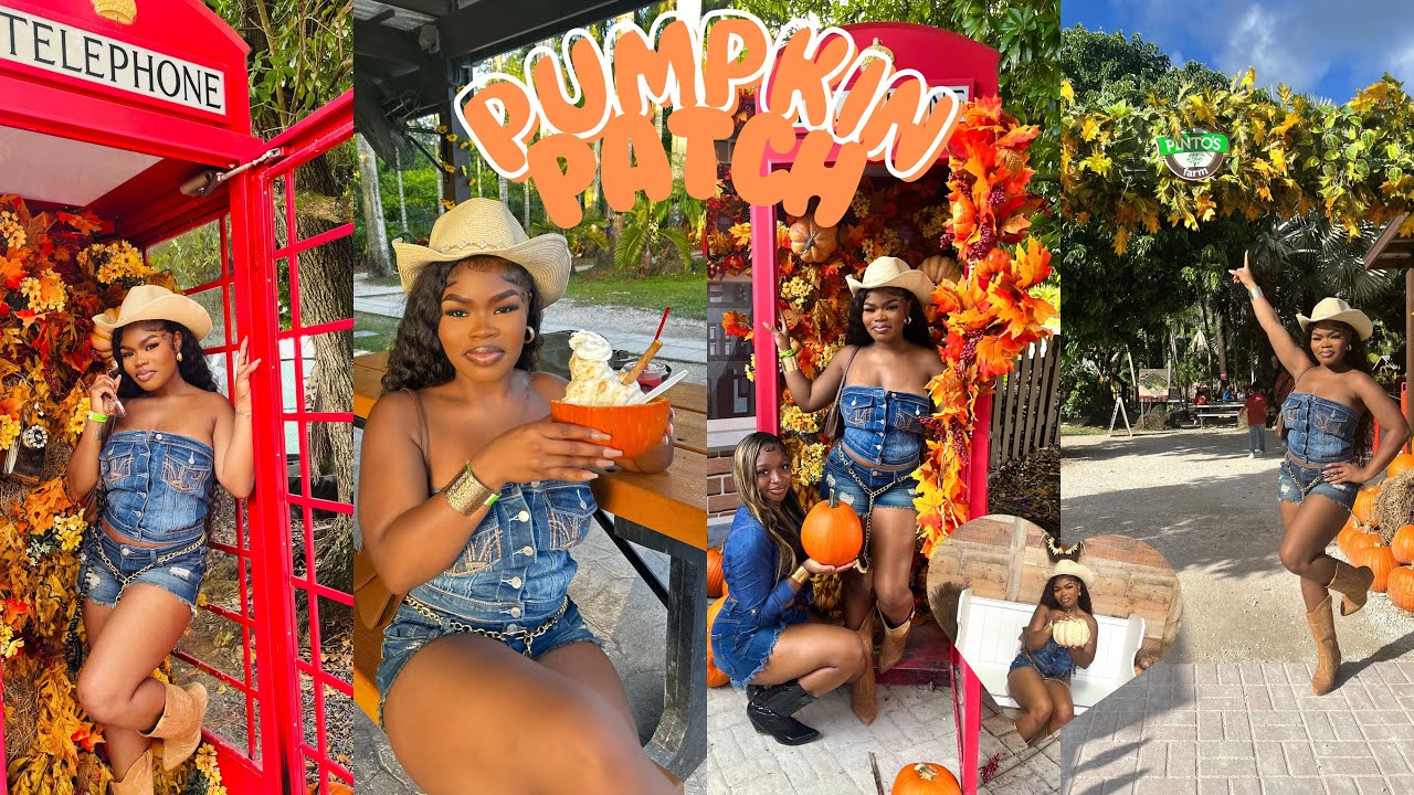 VLOG: COME WITH ME + MY LIL SIS TO PINTO’S FARM | MAKEUP | GRWM | PUMPKIN PATCH || THAKBRAT