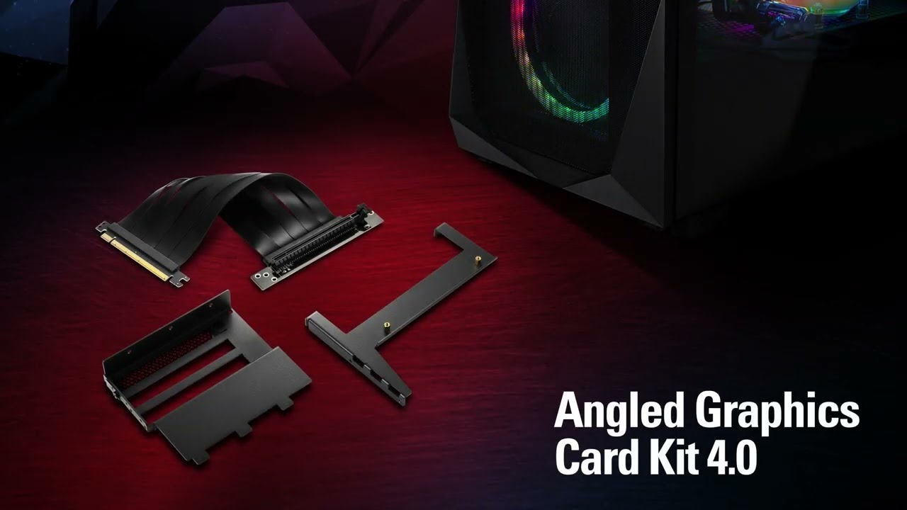 Sharkoon Angled Graphics Card Kit 4.0 - YouTube