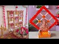 Easy Ganpati Decoration Ideas For Home/Ice Cream Sticks Decor 💡