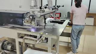 Automatic polo shirt placket setter machine , auto feeding ,accurate mechanical cutter,RAMBO RM-727