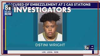 Las Vegas gas station manager accused of embezzling tens of thousands from 2 business