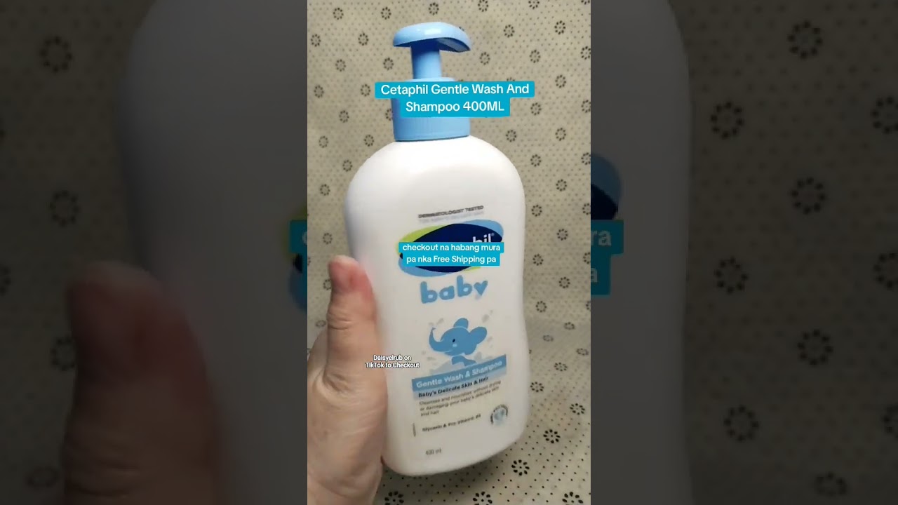 Cetaphil Gentle Wash And Shampoo 400ml 