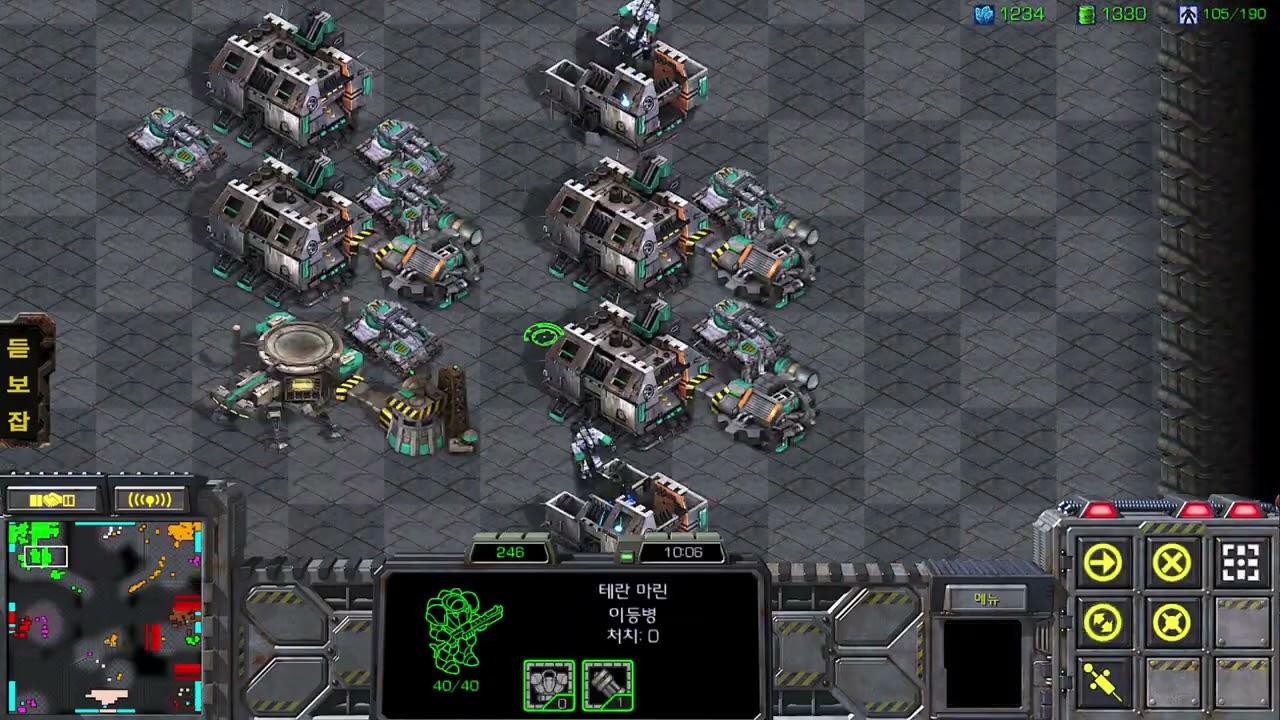 빠른무한  : 3저그 1테란 저그 한명 버리고 게임 이겨버리기