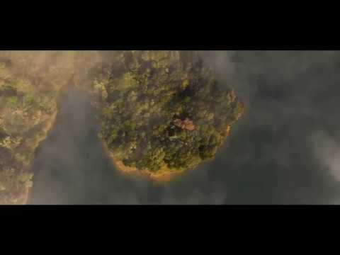 Breathtaking aerial video of a California coastal mountain range
